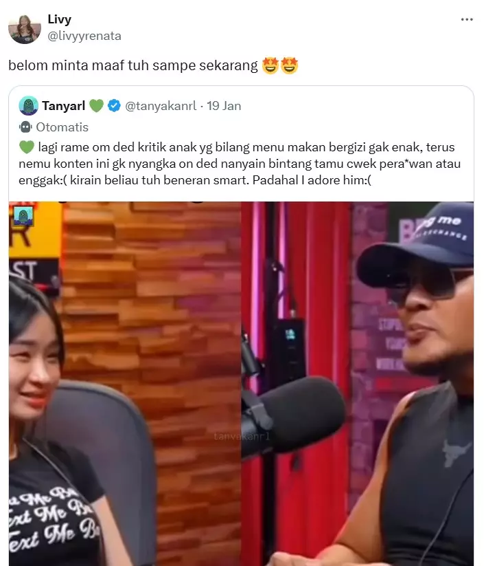 podcast lawas deddy corbuzier dan catheez © 2025 brilio.net podcast lawas deddy corbuzier dan catheez © 2025 brilio.net