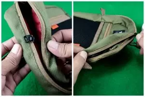 Tak repot ke tukang jahit, cara bapak-bapak perbaiki resleting tas lepas ini cepat, pakai 1 alat dapur