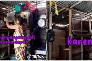 Dari sempit jadi luas dan rapi, 11 potret makeover dapur kayu sederhana ini nyaman tak perlu mahal