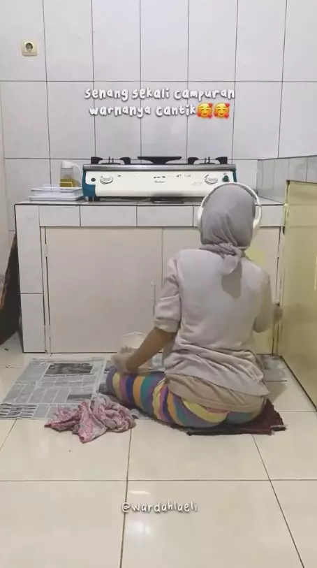 anak makeover dapur jadul ibu  © 2024 brilio.net