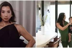 Hobi bikin menu sehat untuk keluarga, ini 9 potret dapur mungil Jennifer Bachdim tanpa perabotan mewah