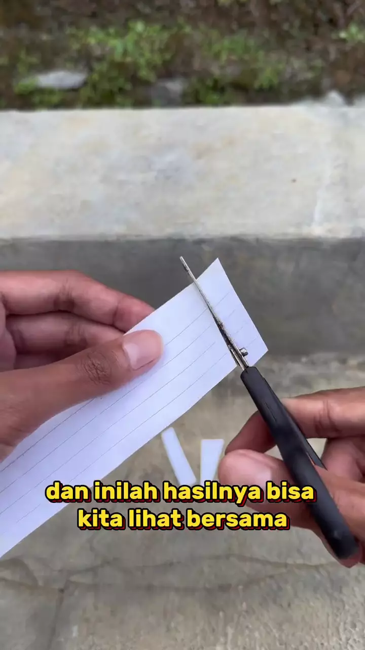 cara jitu menajamkan gunting tumpul © Facebook