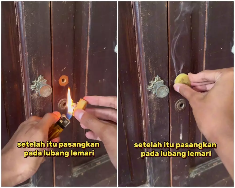 mengatasi gagang pintu lemari yang rusak © Facebook mengatasi gagang pintu lemari yang rusak © Facebook