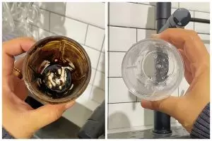 Tak perlu air panas, begini trik buang sisa lemak di blender agar kesat lagi cuma pakai 1 sampah dapur