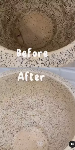 Cara bersihkan kerak di gayung dan bak mandi © Instagram