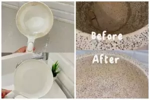 Trik membersihkan kerak gayung dan bak mandi ini cuma modal Rp4.000, pakai 2 bahan dapur