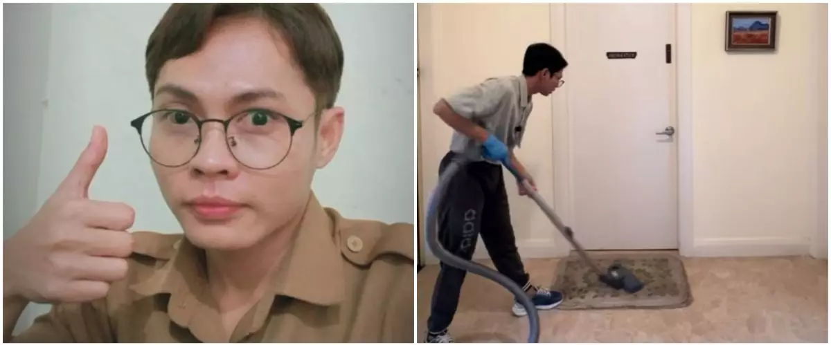 Tak betah dengan lingkungan PNS, pria ini resign usai 2 tahun kerja, kini jadi cleaning service