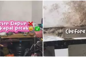 Awalnya mirip kapal pecah, 10 potret makeover dapur rombeng ini hasilnya lega dan estetik pol