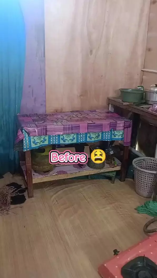 dapur buluk jadi estetik serba pink © TikTok dapur buluk jadi estetik serba pink © TikTok