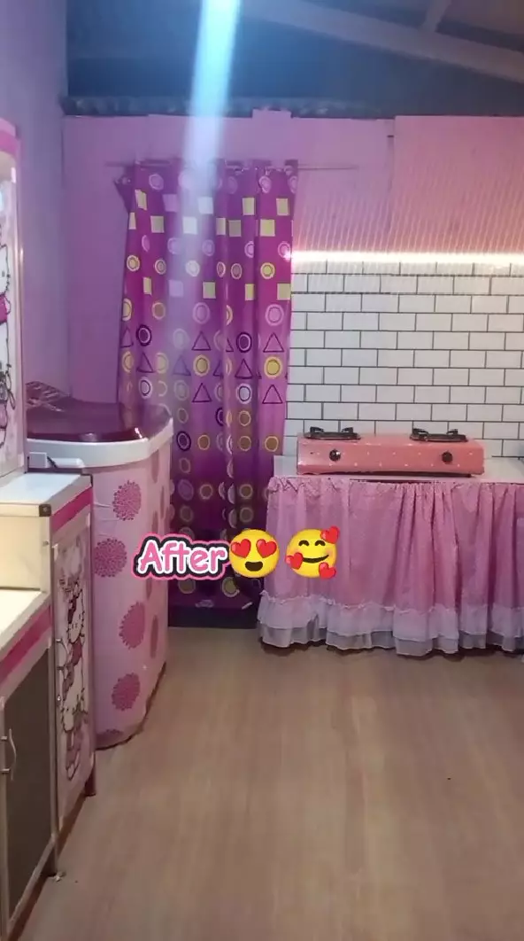 dapur buluk jadi estetik serba pink © TikTok dapur buluk jadi estetik serba pink © TikTok