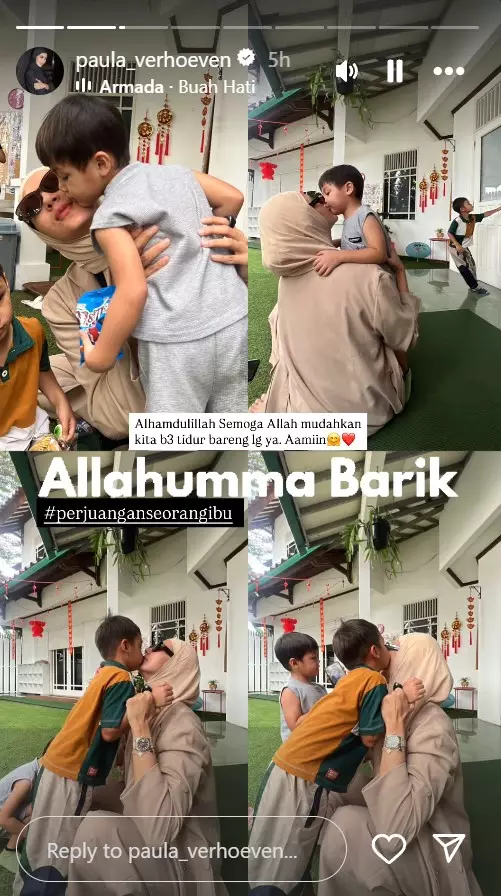 Paula dituduh berduaan dengan pria lain © Instagram