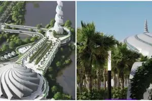 Siap dipakai salat tarawih Ramadan 2025, intip 7 potret masjid di IKN masih di tahap pembangunan