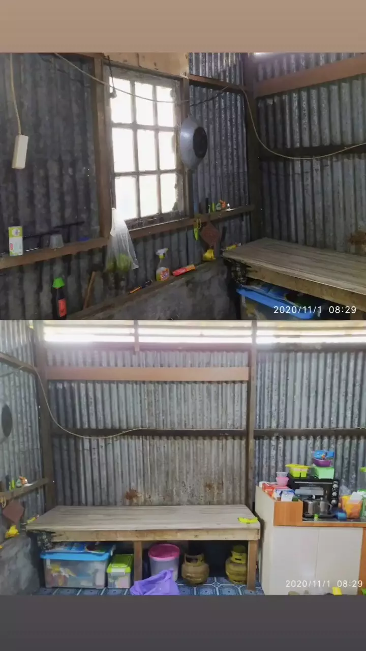 makeover dapur seng © Instagram