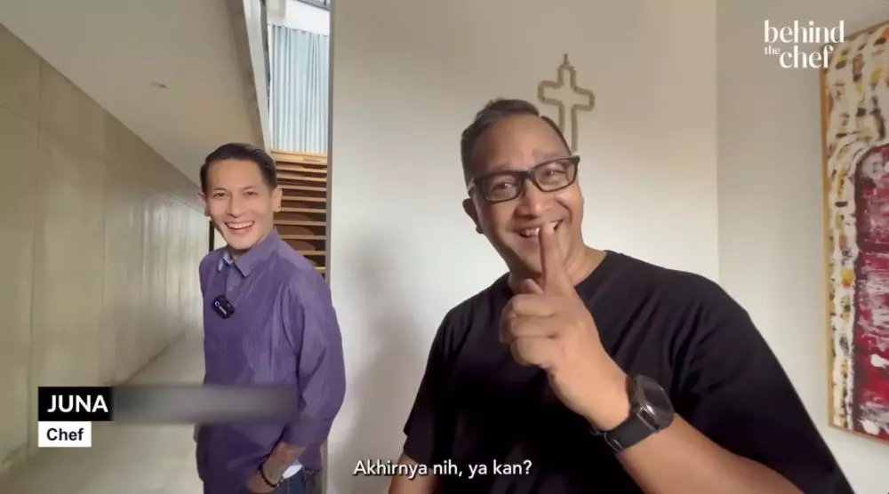 rumah Chef Juna bergaya industrial © YouTube rumah Chef Juna bergaya industrial © YouTube
