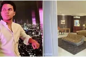 Kamar bujang Thariq Halilintar luasnya bak hunian tipe 36, 9 potret interiornya serasa di hotel