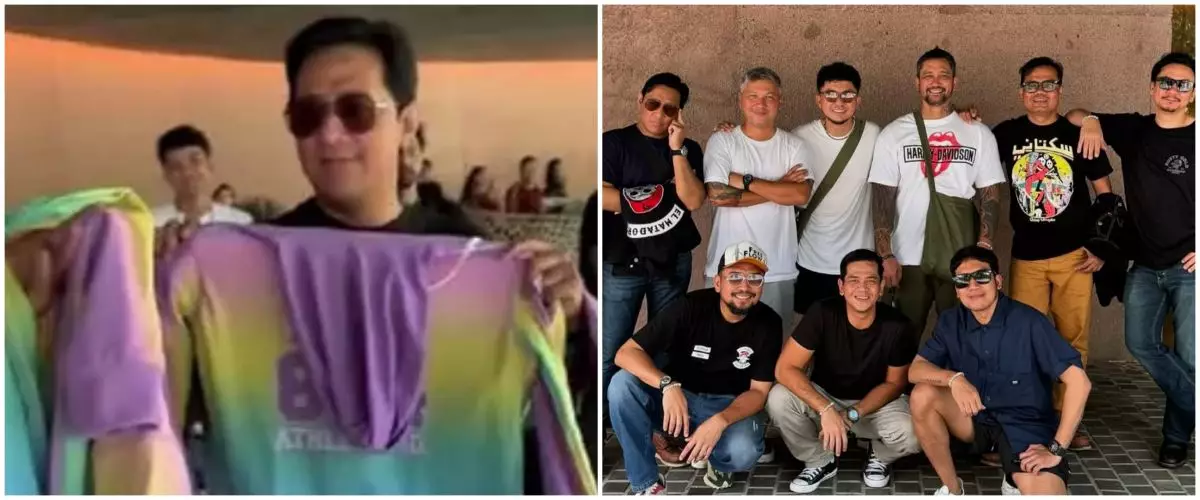 Bagikan seragam, Andre Taulany ajak The Prediksi pakai seragam warna-warni ke pantai