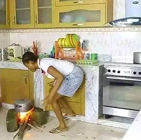 potret kocak desain dapur warga Berbagai sumber