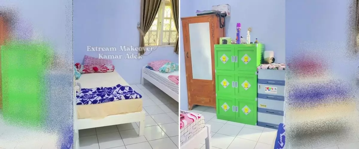 Bukti kakak bersikap baik, 11 potret makeover kamar adik dari sederhana jadi gaya rustic ini kece pol