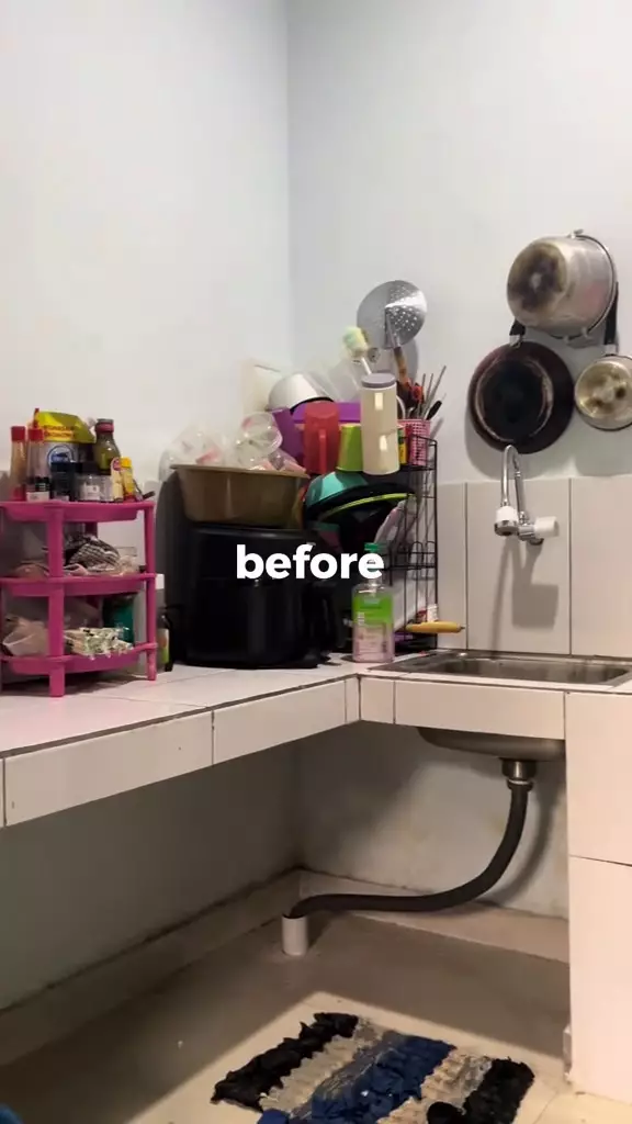 makeover dapur kos jadi estetik © 2025 TikTok