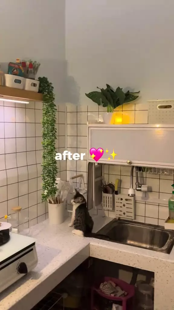 makeover dapur kos jadi estetik © 2025 TikTok