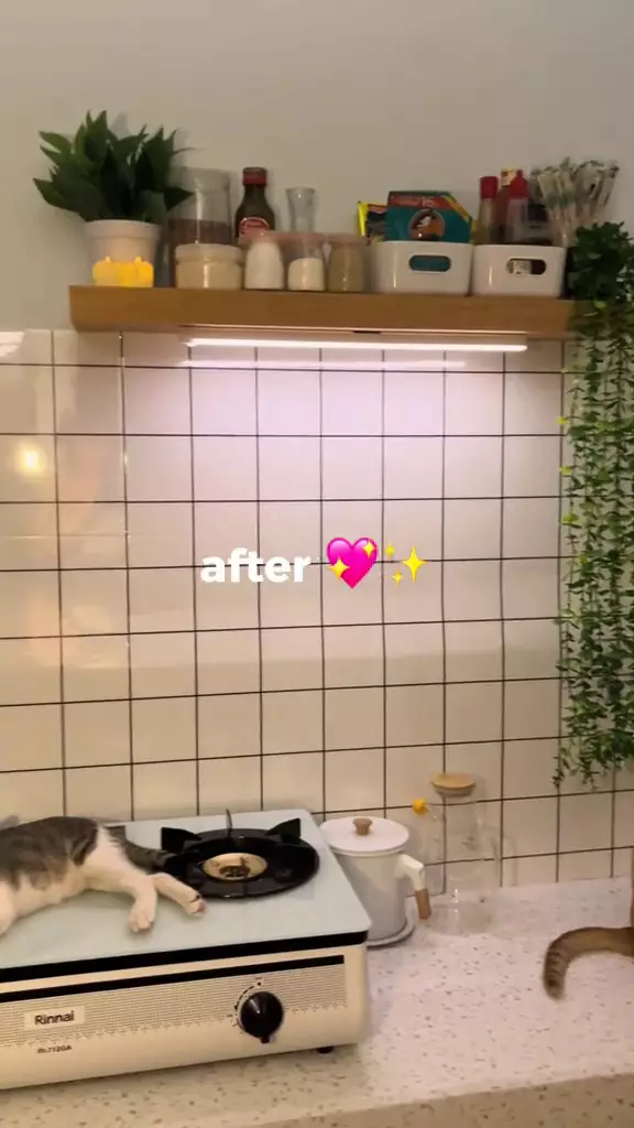 makeover dapur kos jadi estetik © 2025 TikTok