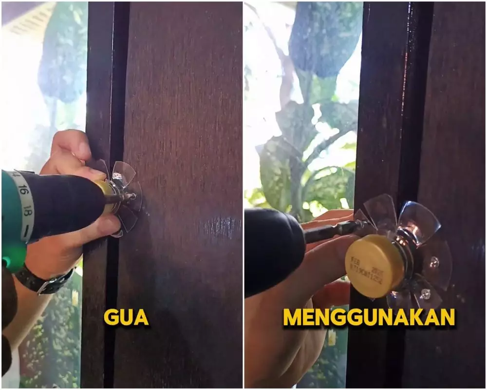 cara praktis bikin pengunci pintu rumah © YouTube cara praktis bikin pengunci pintu rumah © YouTube