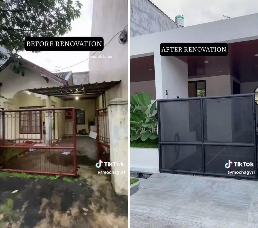 renovasi rumah tua jadi kekinian © TikTok renovasi rumah tua jadi kekinian © TikTok