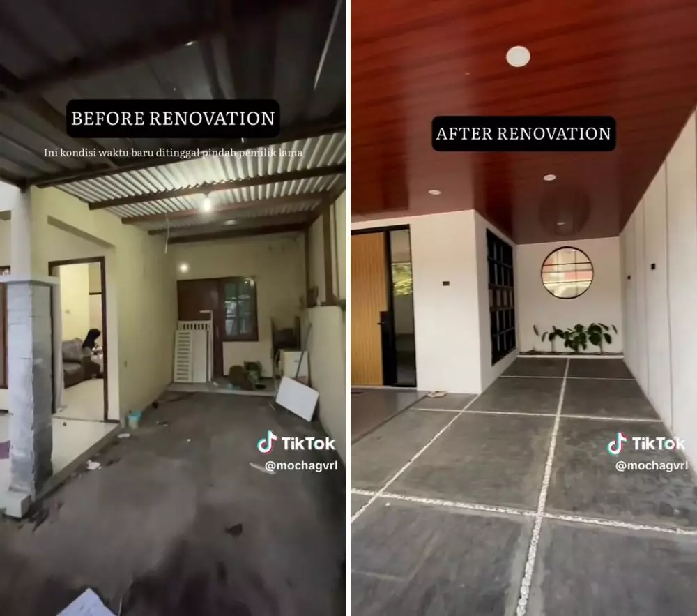 renovasi rumah tua jadi kekinian © TikTok renovasi rumah tua jadi kekinian © TikTok