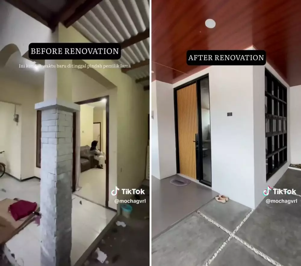 renovasi rumah tua jadi kekinian © TikTok renovasi rumah tua jadi kekinian © TikTok