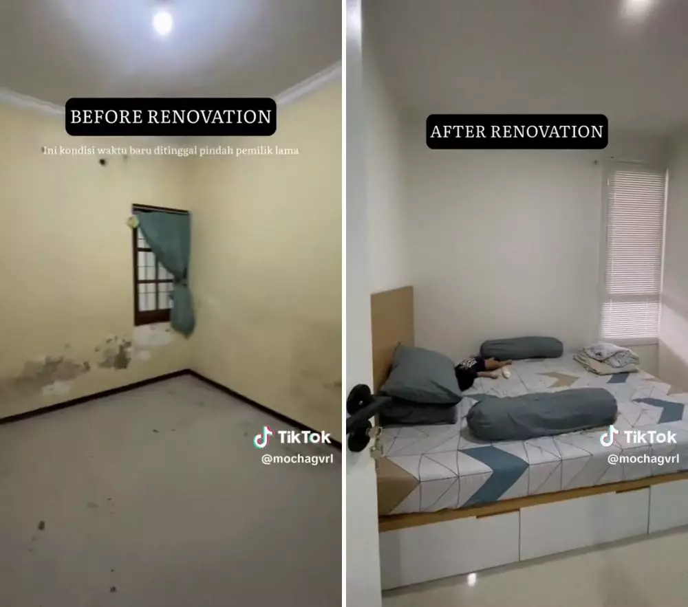 renovasi rumah tua jadi kekinian © TikTok renovasi rumah tua jadi kekinian © TikTok