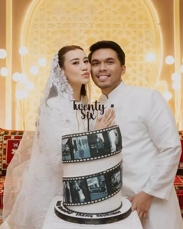 Aaliyah Massaid tasyakuran 4 bulan kehamilan © Instagram