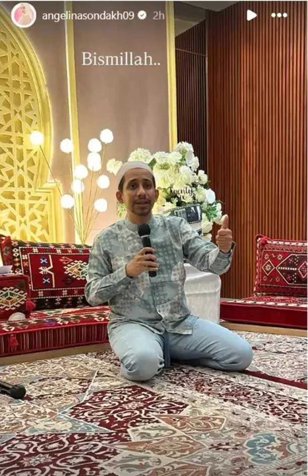 Aaliyah Massaid tasyakuran 4 bulan kehamilan © Instagram