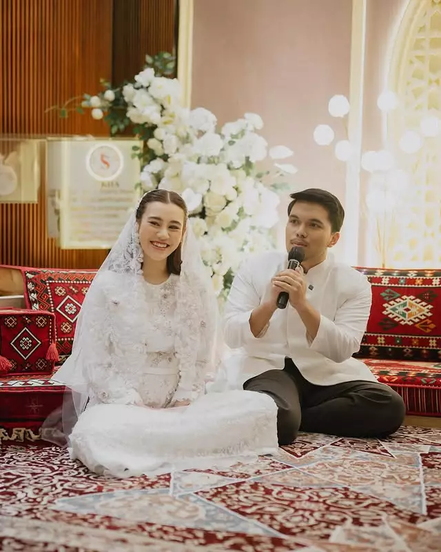 Aaliyah Massaid tasyakuran 4 bulan kehamilan © Instagram