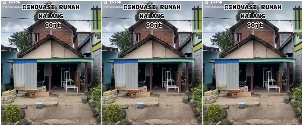 Rumah di Malang ini dimakeover dengan duit Rp 60 juta, potret transformasinya bikin melongo