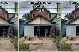 Rumah di Malang ini dimakeover dengan duit Rp 60 juta, potret transformasinya bikin melongo