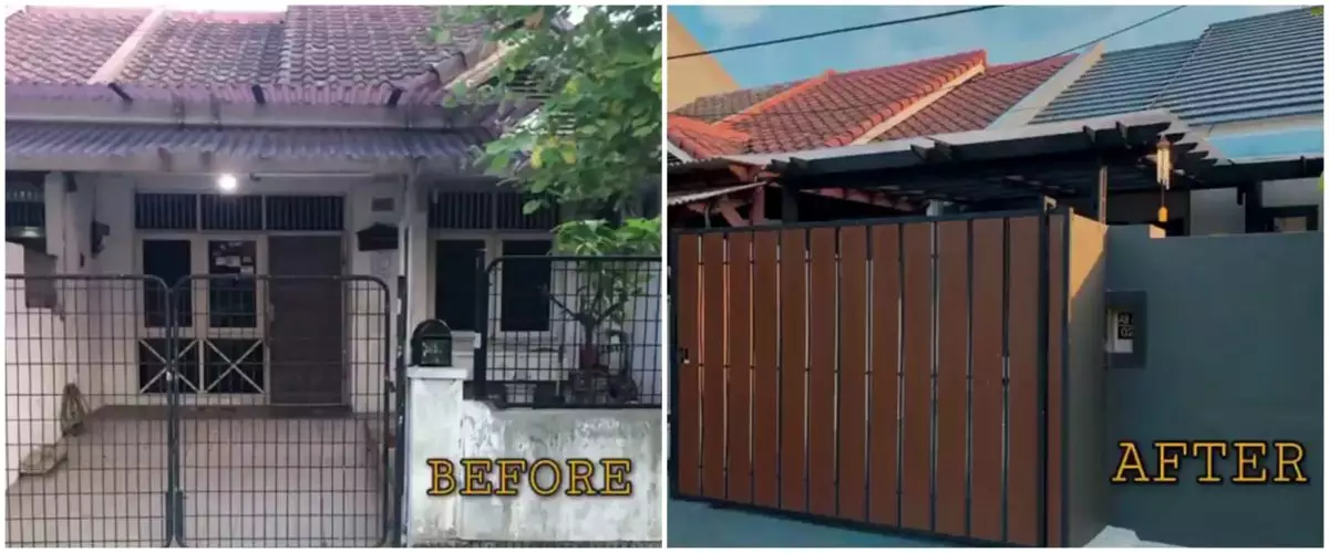 Rumah tua dimakeover bujet Rp 100 jutaan bisa sebagus ini, intip 9 potret before afternya yang kece