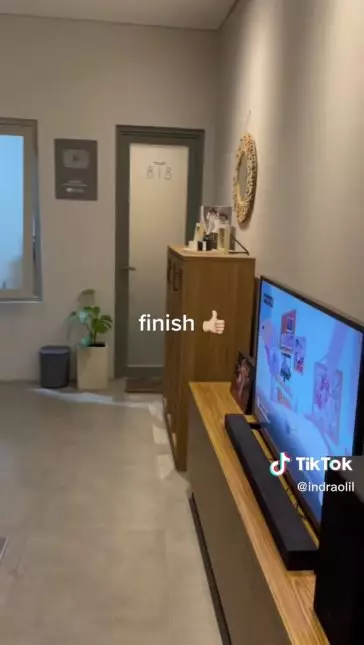 renovasi rumah dua lantai © TikTok
