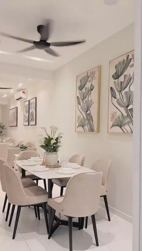 rumah memanjang direnovasi tanpa sekat © TikTok/@anrcreativedesign rumah memanjang direnovasi tanpa sekat © TikTok/@anrcreativedesign