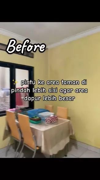 potret dapur sepetak jadi estetik © TikTok potret dapur sepetak jadi estetik © TikTok