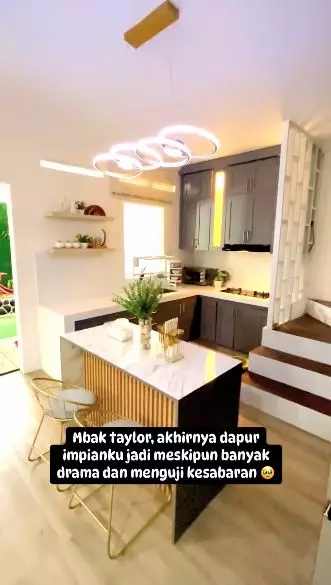 potret dapur sepetak jadi estetik © TikTok potret dapur sepetak jadi estetik © TikTok