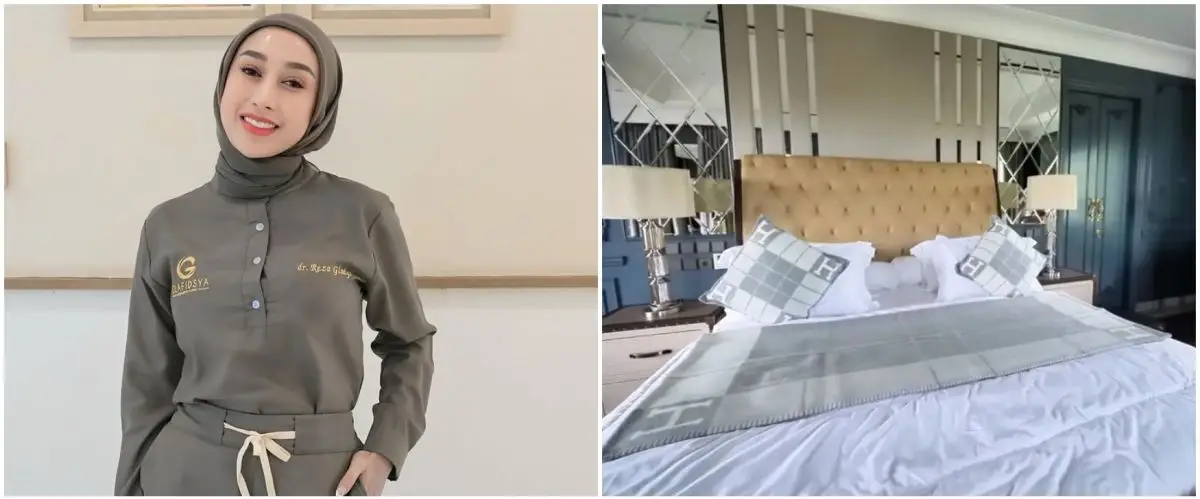 Bos skincare Reza Gladys huniannya bak istana, 9 potret interior kamar tidurnya setara seisi rumah