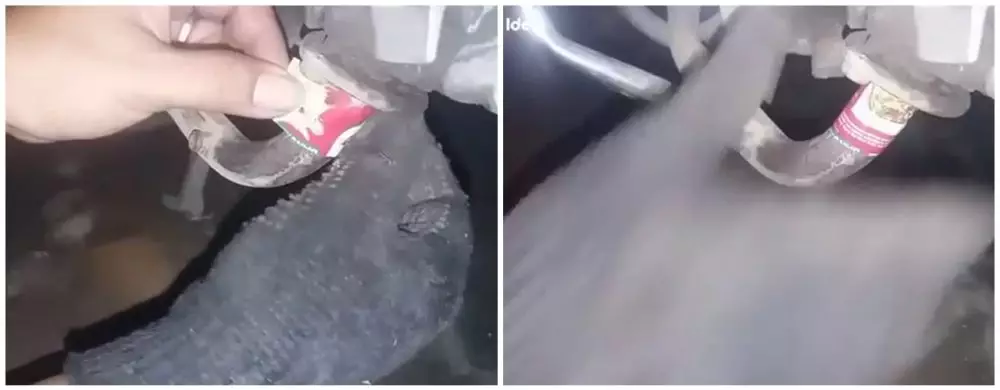 Cara cepat menambal knalpot motor © YouTube