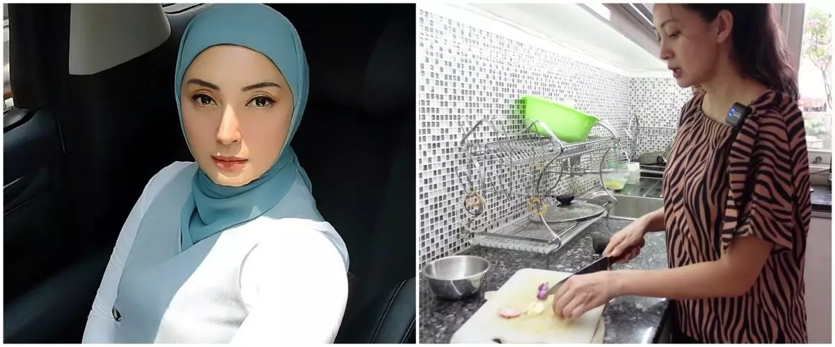 Tak lagi jadi artis kini fokus jadi pengusaha, 9 potret dapur Della Puspita ini interiornya luas pol