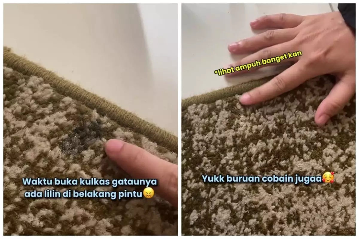 Cuma pakai 1 alat sederhana, begini cara membersihkan tumpahan lilin di karpet tanpa tinggalkan bekas