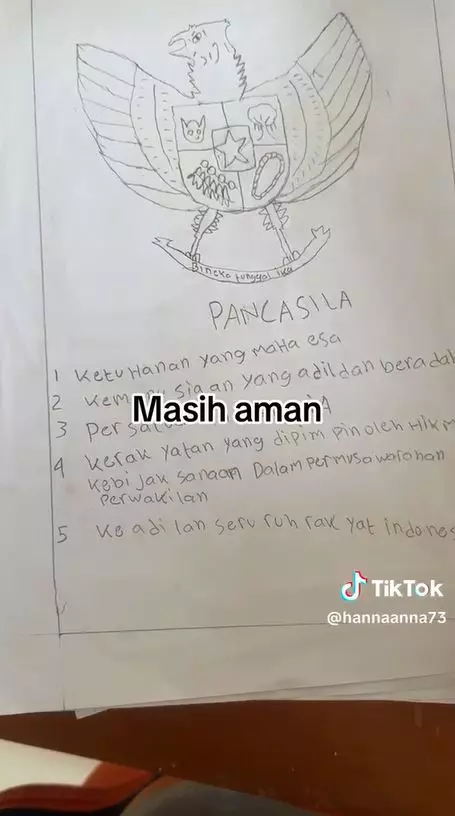 Tugas gambar burung garuda lagi © 2023 TikTok
