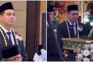 9 Momen akad nikah Frans Faisal dan Indah Tri Pertiwi, maharnya emas 10 gram dan uang Rp50 juta