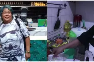 Dapur sederhana penuh barang ini dipakai tempat usaha, 9 potret ruang masak Suti Karno 'Atun' Si Doel
