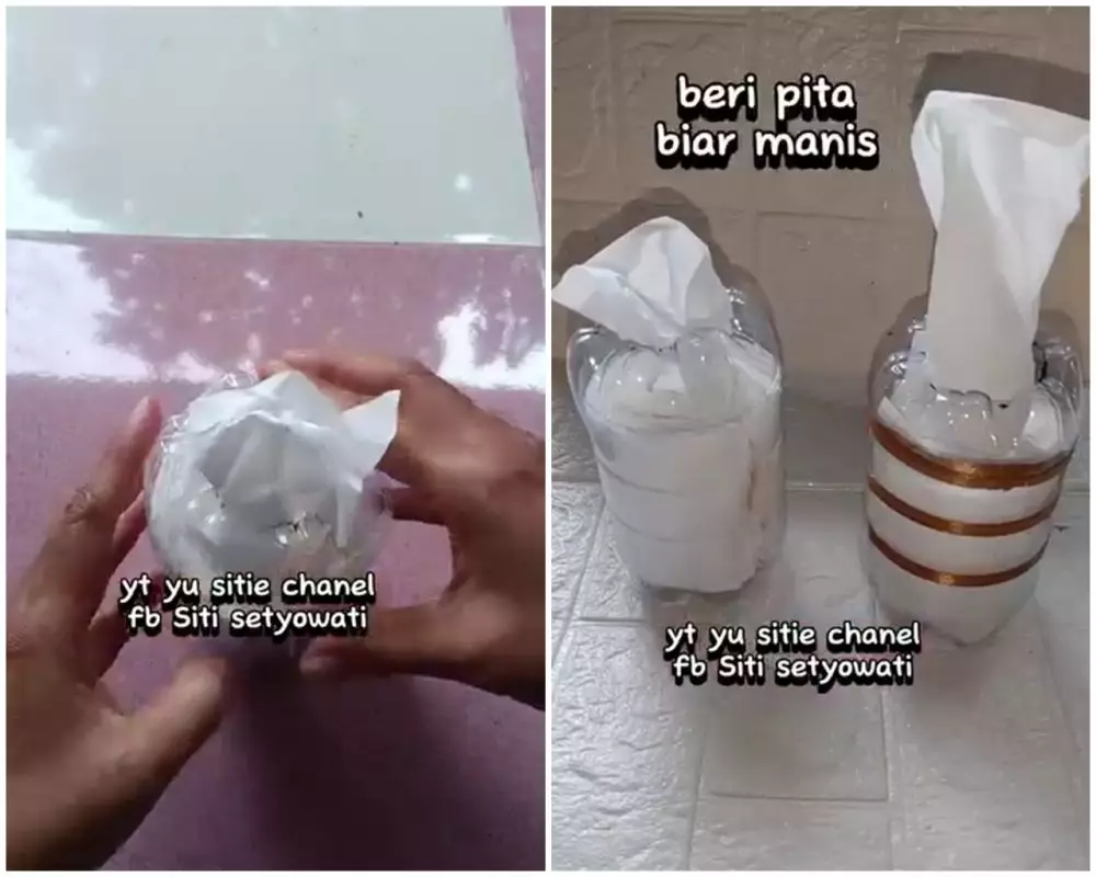 Trik praktis membuat wadah tisu estetik © Instagram Trik praktis membuat wadah tisu estetik © Instagram