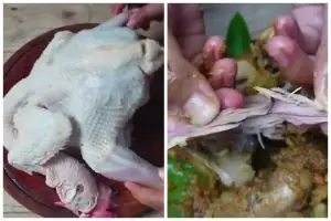 Tanpa nanas atau daun pepaya, ini cara efektif mengempukkan daging ayam merah utuh cuma butuh 30 menit