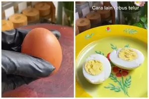 Tak perlu pakai air, cara alternatif bikin telur rebus ini bikin rasanya lebih gurih dan bebas amis